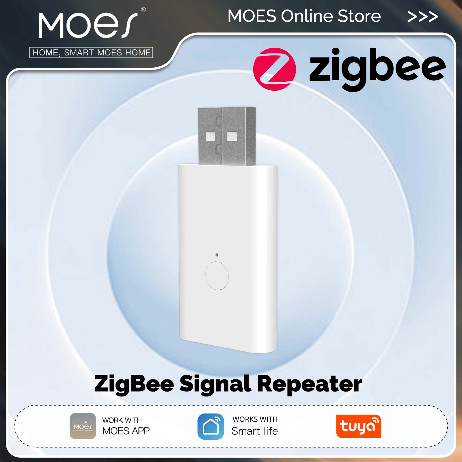 MOES Tuya ZigBee3.0 Signaalver - Zigbee Repeater Signal Extender recensie en prijs