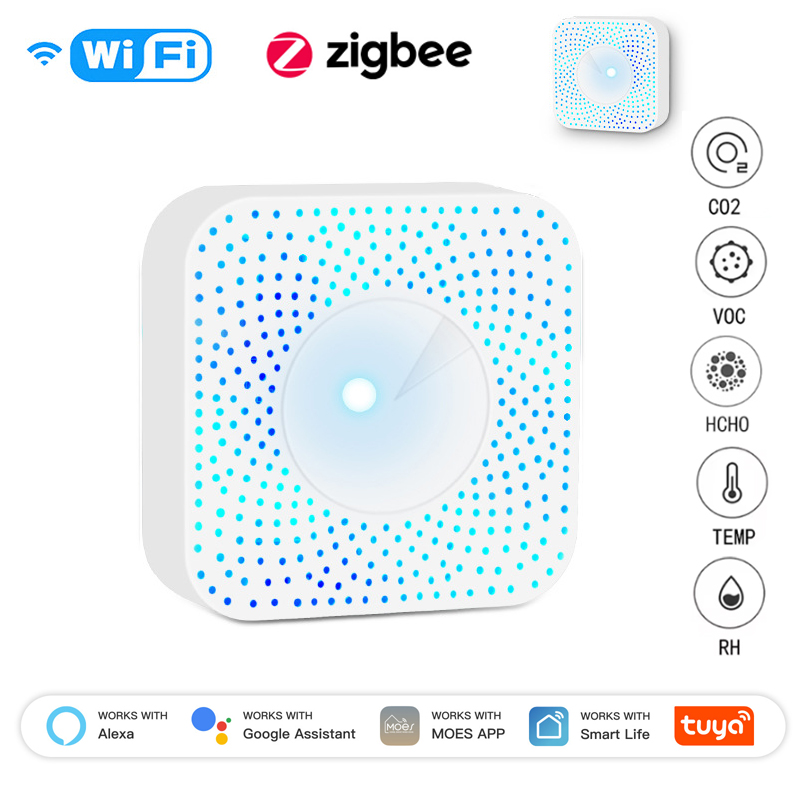 Tuya ZigBee/WiFi Luchtkwalitei - Zigbee Temperature Humidity Sensor recensie en prijs
